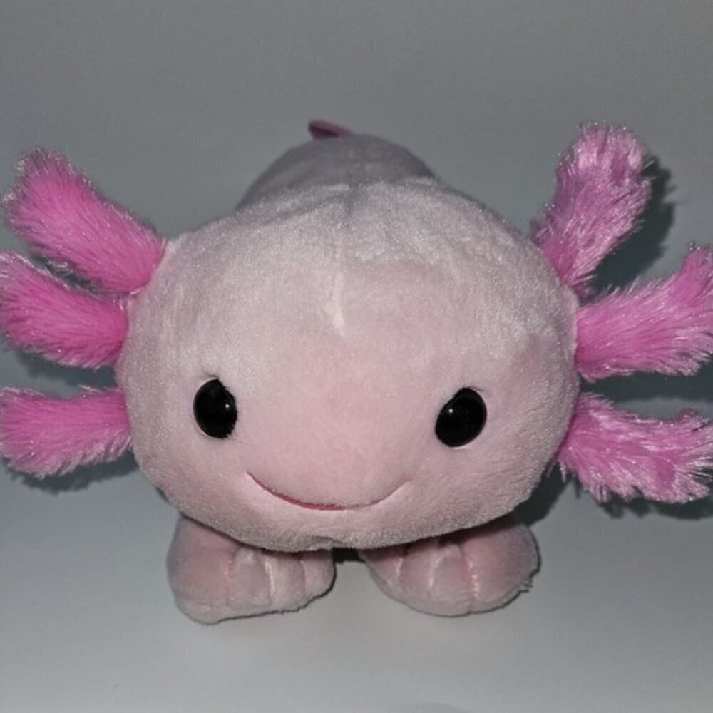 BABW Build A Bear Plush Pink Axolotl Stuffed Animal Toy 19" Long READ
